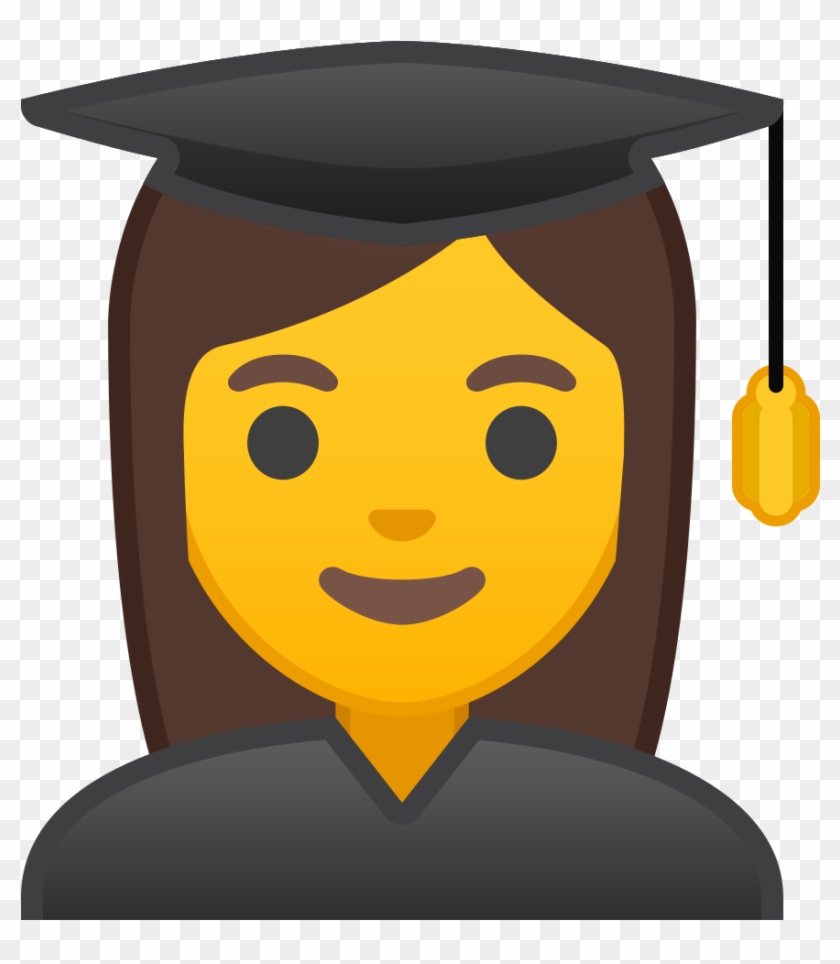 Woman Student Icon - Raise Hand Emoji #956822