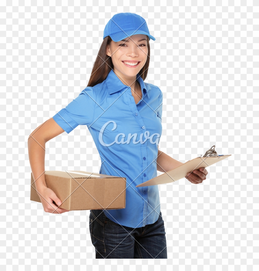 Delivery Person Delivering Package - Weksi 3.5 Inches Tft Lcd Screen Digital Door Peephole #956848