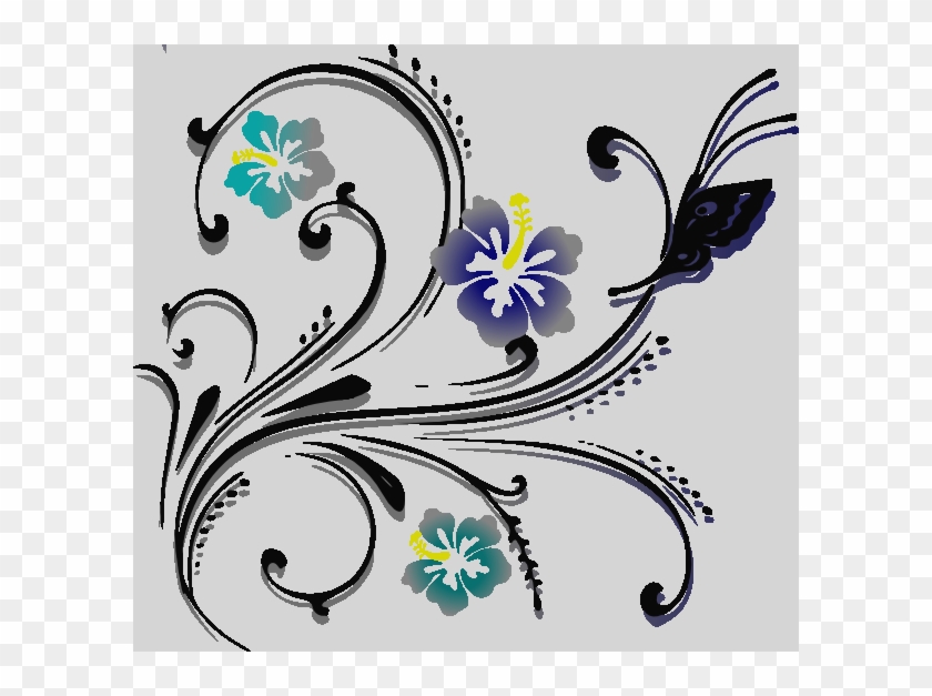 Clip Art Flowers And Butterflies #956914