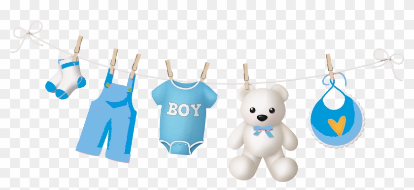 Baby Shower Images Png - Baby Clothes Cartoon Png #956974