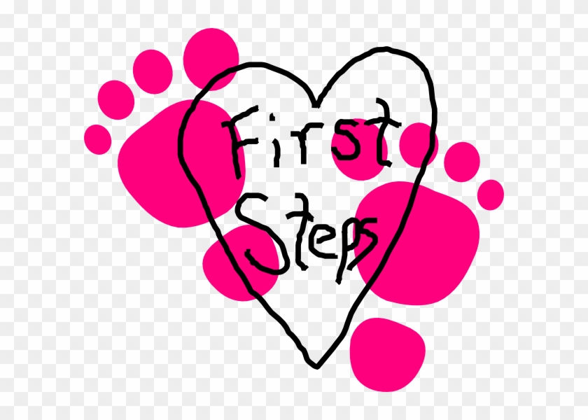 Step Team Clipart First Steps Clip Art Vector Zfihke - Baby Feet Clip Art #956989
