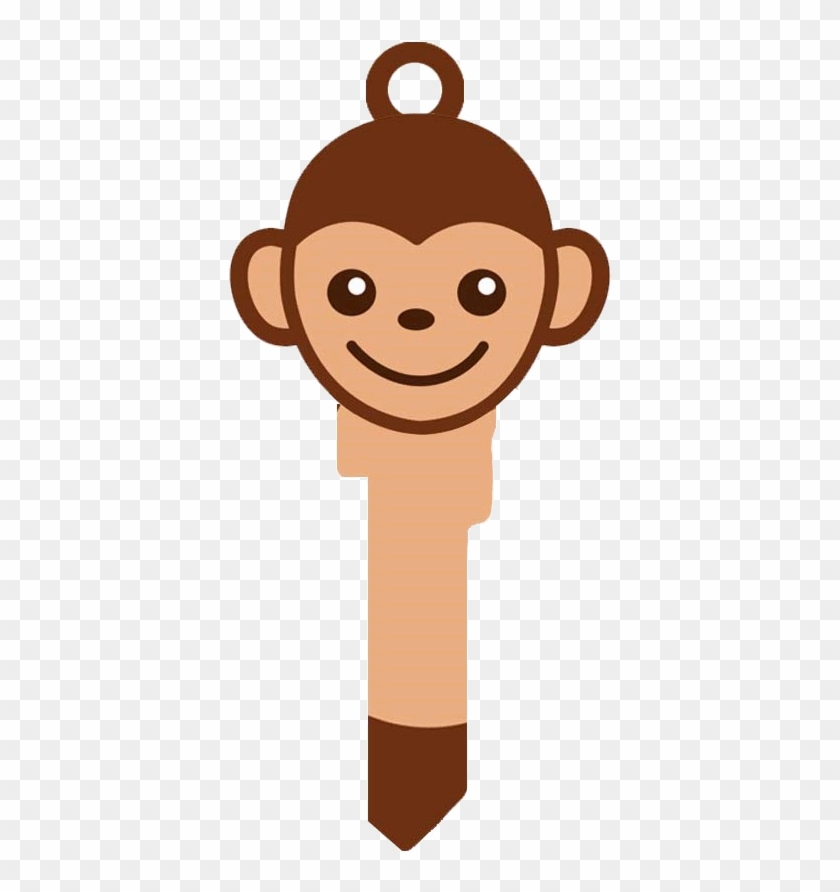 Cartoon Monkey With Banana #957018