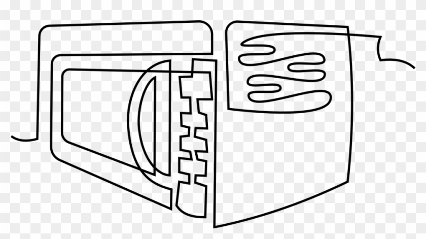 Free Vector Graphic Microwave Oven Oven Clipart Free - Microwave Images Black And White #957123