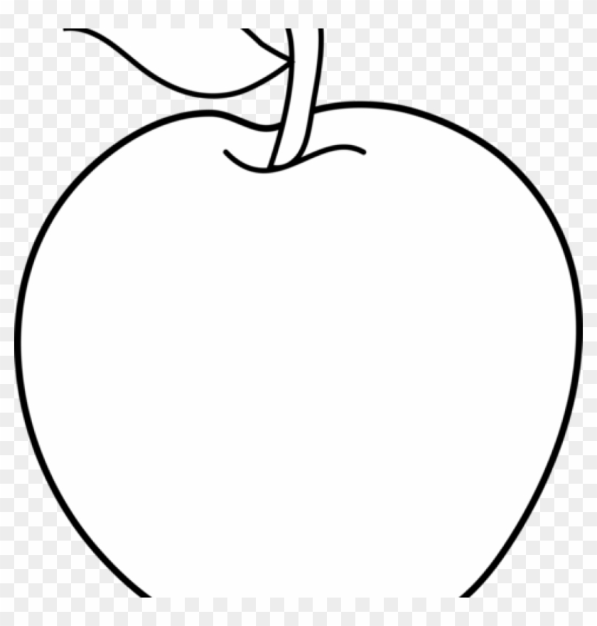 Apple Clipart Black And White Apple Clipart Black And - White Apple No Background #957162