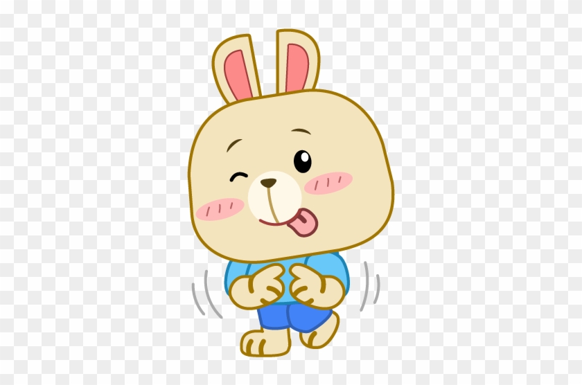 Little Bunny Sticker Messages Sticker-11 - Cartoon #957186