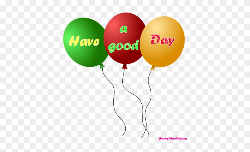 Have A Good Day Balloons Glitter - Souvenir #957376