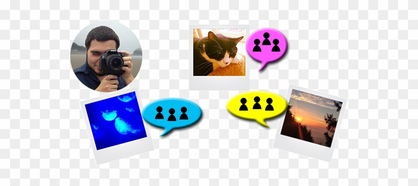Keep In Touch With Friends And Family Or Get To Know - Cat Grabs Treat #957415
