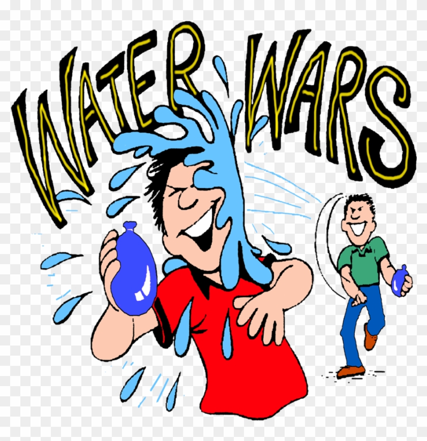 How To Win Clip Art Cliparts - Water Balloon Fight Clipart #957496