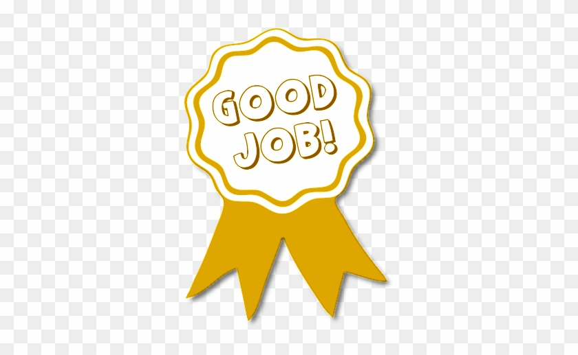 Free Award Ribbon Clipart - Good Job Png #957516