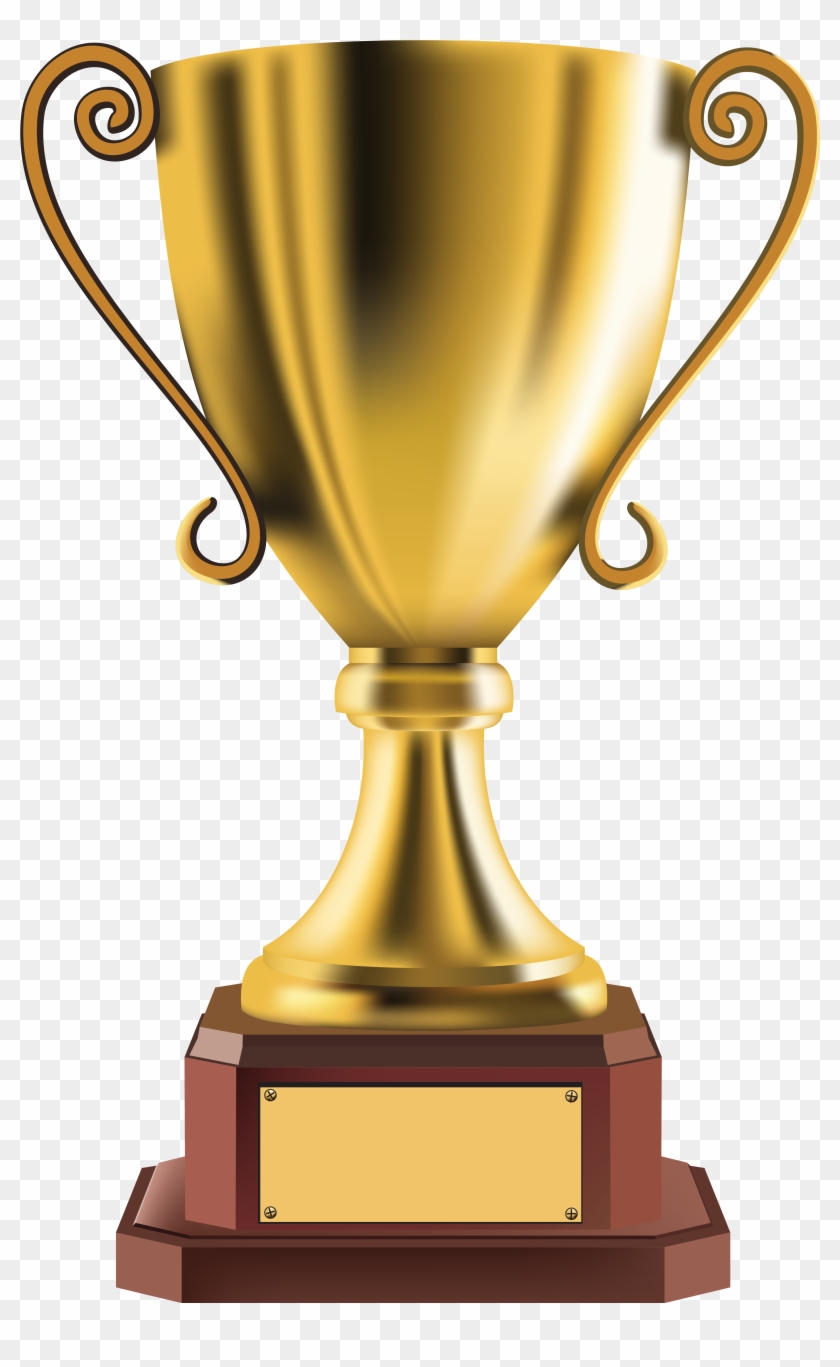 Transparent Gold Cup Trophy Png Picture - Trophy Clipart #957554