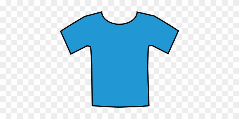 T-shirt, Clothing, Fashion, Shirt, Blue - Blue Shirt Clip Art #957546