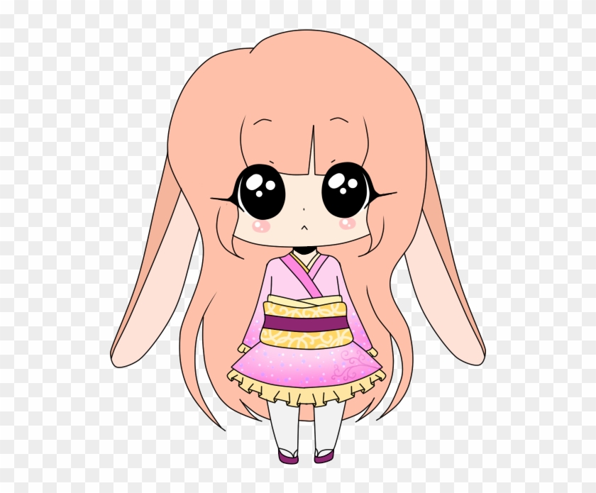 Kimono Chibi Bunny Girl ~ Sold~ By Xxxshippoxxx - Chibi Bunny Boy  Transparent - Free Transparent PNG Clipart Images Download