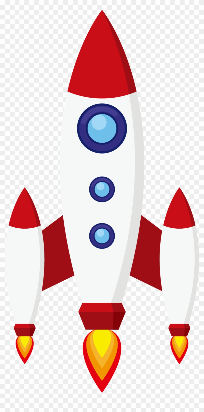 Rocket Spacecraft Clip Art - Cartoon Rocket Spaceship Png #957596