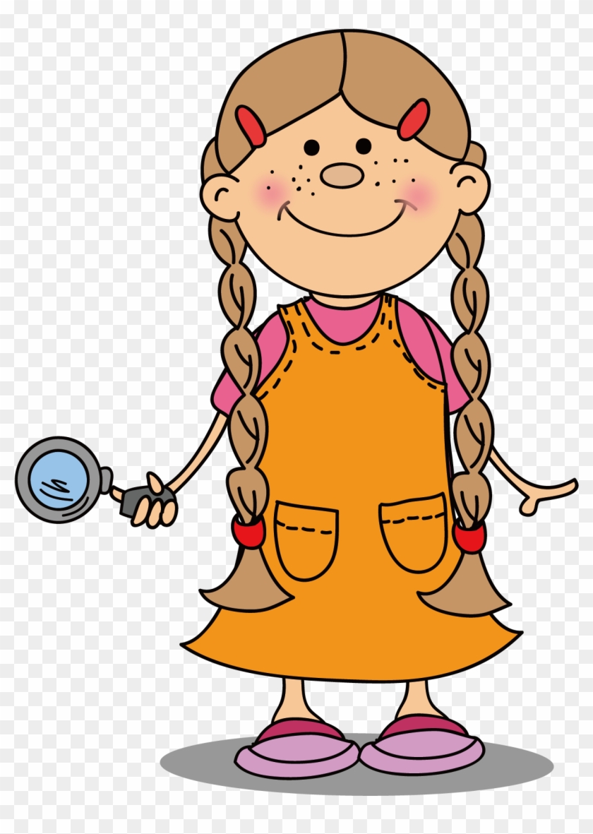 Child Drawing Girl Boy - Cartoon Students - Free Transparent PNG Clipart  Images Download
