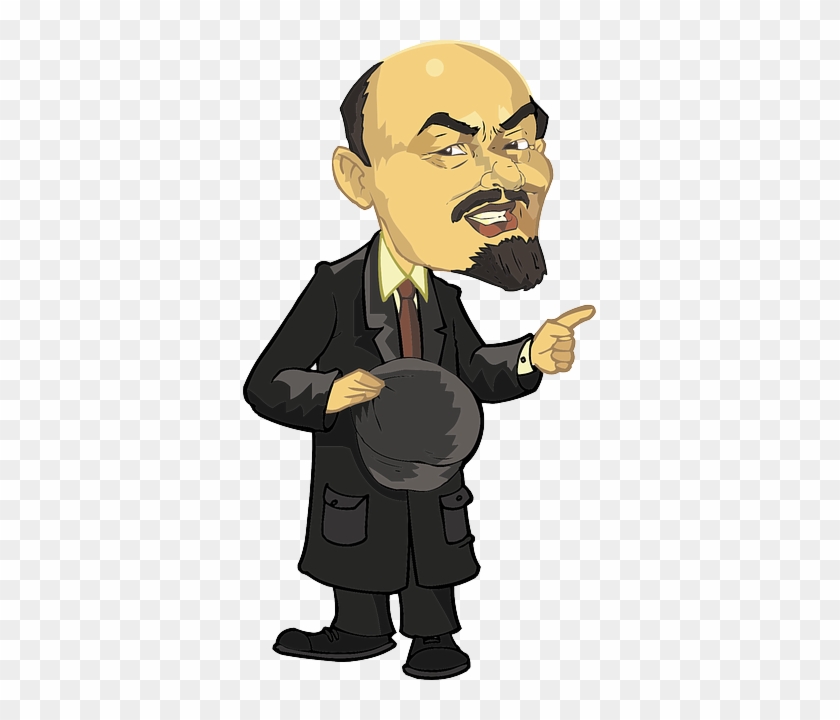 People, Man, Cartoon, Lenin, Caricature, Politician - Lenin Clipart #957617