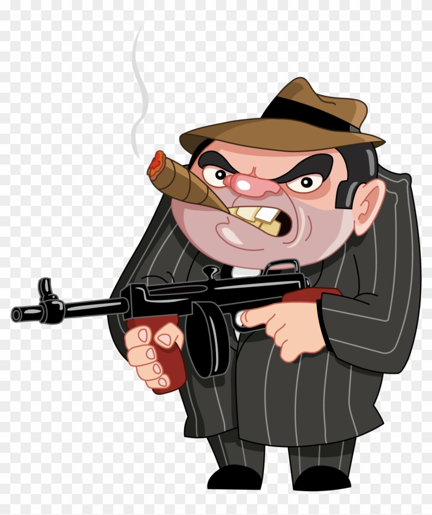 Gangster Cartoon Stock Photography Stock Illustration - 4 Pics 1 Word 2078 #957627