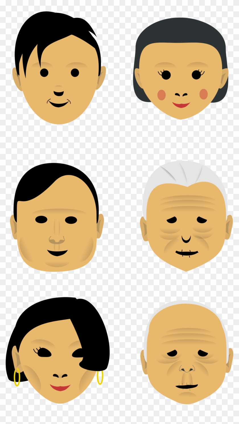 Faces - Human Faces Clip Art #957633