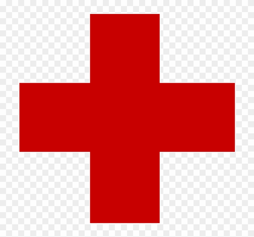 Red Cross Mark Clipart Printable - Red Cross With White Background #957632