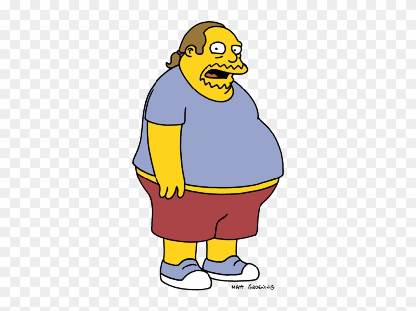 1) Funny Characters - Comic Book Guy Simpsons Png #957754