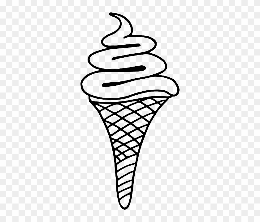 Dessert Food, Desserts, Glace, Dessert - Drawing Of Ice Cream Man #957755