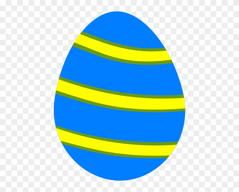 Easter Egg Clip Art - Blue Easter Egg Clipart #957787