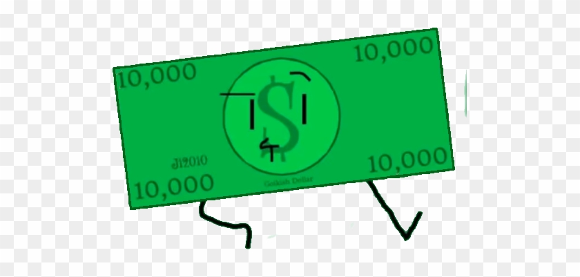 10,000 Dollar Bill - Sign #957921