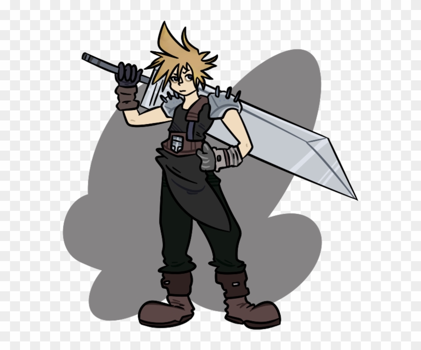 Cloud Strife By Jamtoon - Cartoon #957945