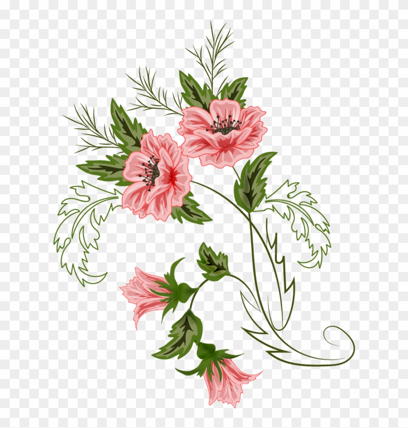 Cool Floral Vector Brushes Download With Vector Flowers - Adobe Photoshop #957994