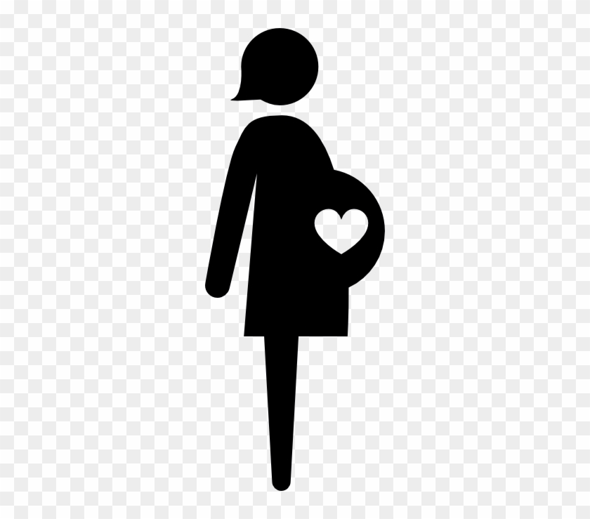 After 25-29 Age Group, There Is A Significant Drop - Pregnant Woman Icon Png #958137