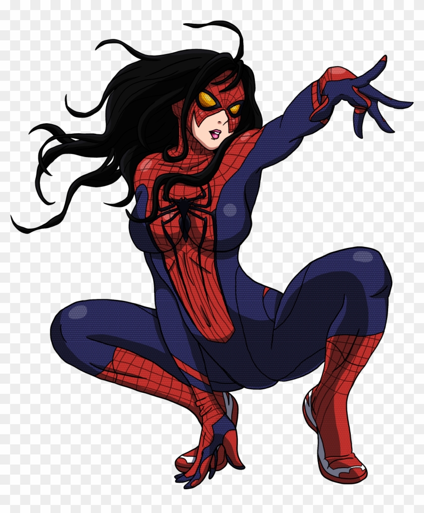 Spider-woman Andrew Garfeild By Bluesupersonic - Spider Women Superhero Logo Women T-shirt All Sizes #958141