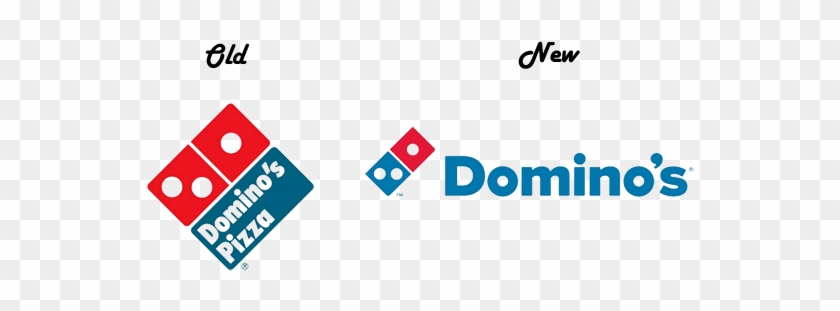 Dominos Old Vs New Logo - Dominos Old And New Logo #958228
