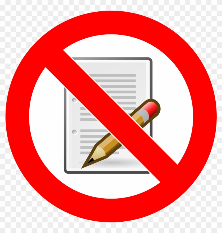 File No Essay Svg Open - No Phone Clipart #958288