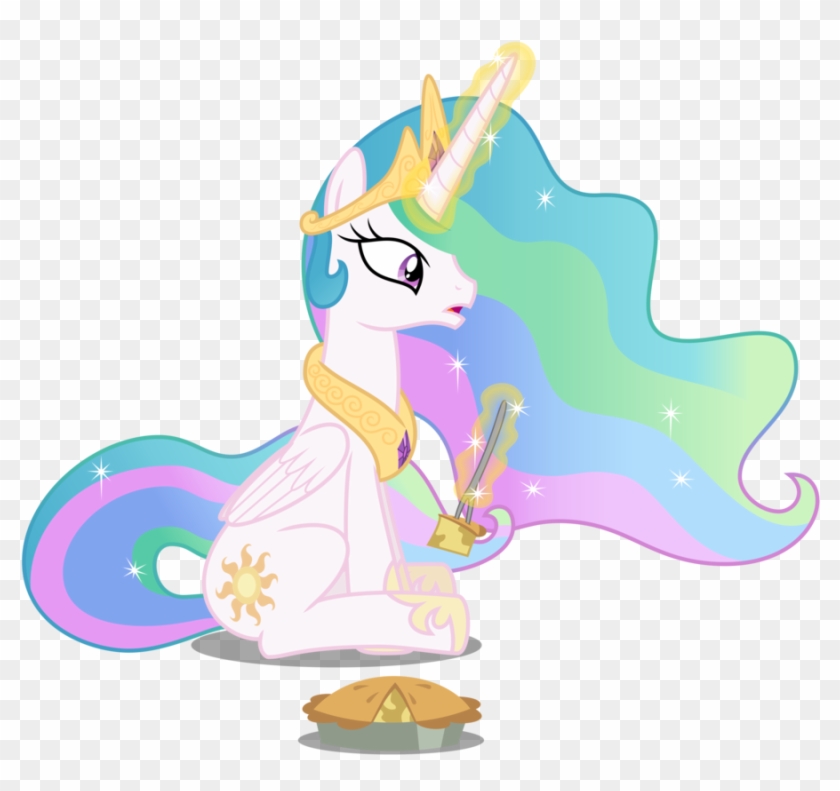 Etiquette Celestia By Kiowa213 - Mlp Celestia Vector #958302