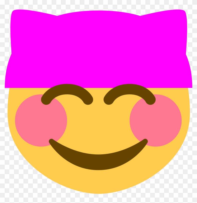 Open - Pink Pussy Hat Emoji #958448