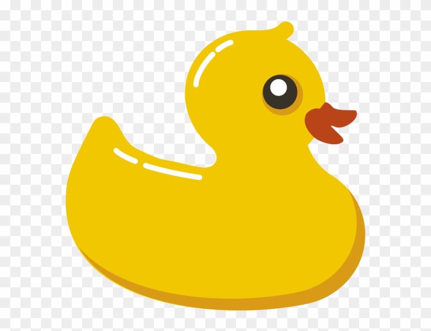 Free Yellow Rubber Duck Clip Art - Rubber Duck Vector Png #958507