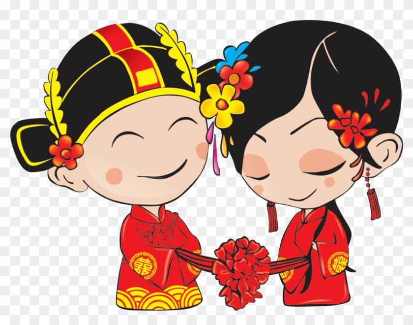 Chinese Marriage Download - Chinese Wedding Cartoon #958567