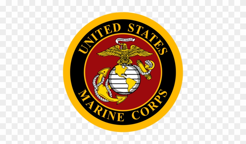 Usmc Military Police Badge Stickers For Kids - Marine Corps Flag Ornament (round) #958639