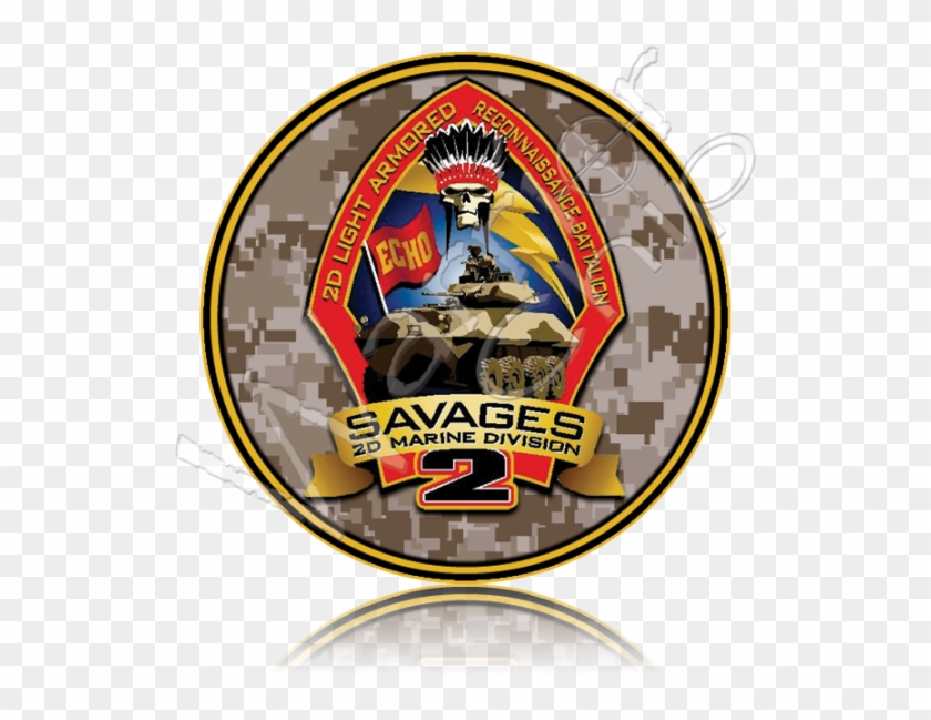 Marine Corps 2d Light Armored Rb Savages - Emblem #958669