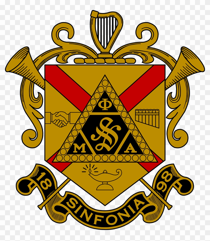 Currentarms Or Emblem Phi Mu Alpha Sinfonia Fraternity - Phi Mu Alpha Sinfonia Crest #958749