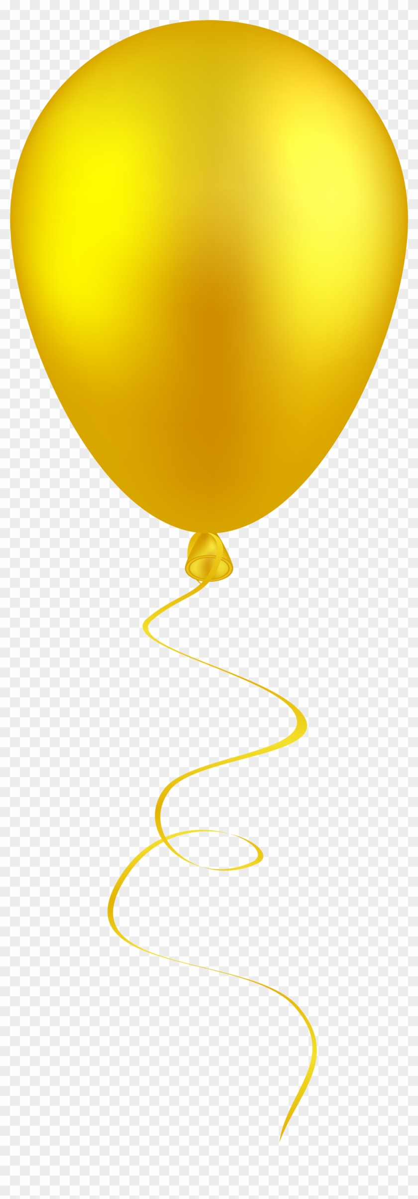 Yellow Balloon Png Clip Art - سكرابز بالونات ذهبيه #958875