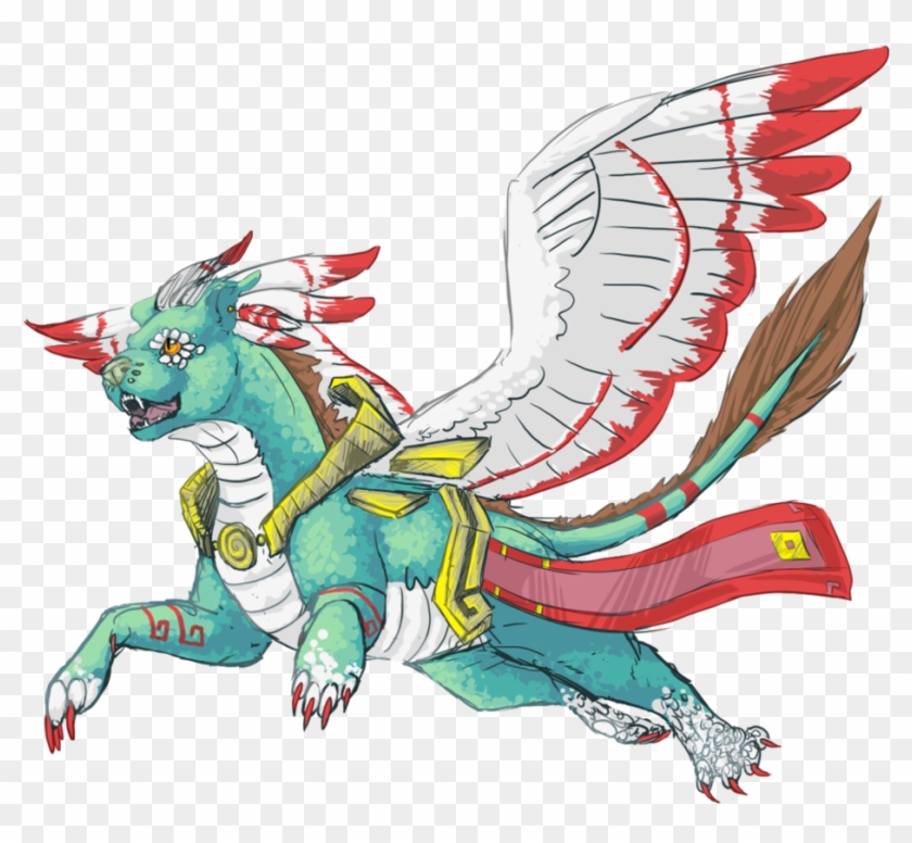 Quetzacoatl Pitbull Puppydragon - Illustration #958874