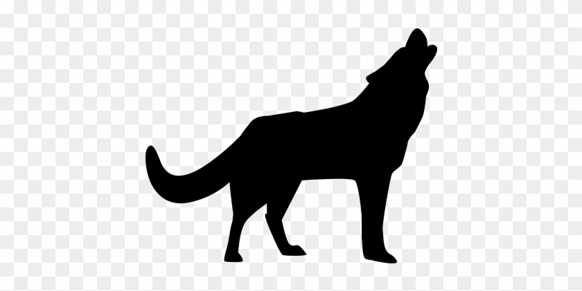 Pin Wolf Howl Clip Art - Wolf Howling Transparent Background #958881