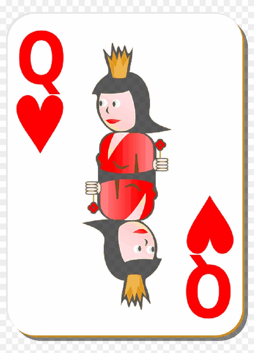 Cards, Queen, Playing Card, Heart, Red - Im The Queen Throw Blanket #958897