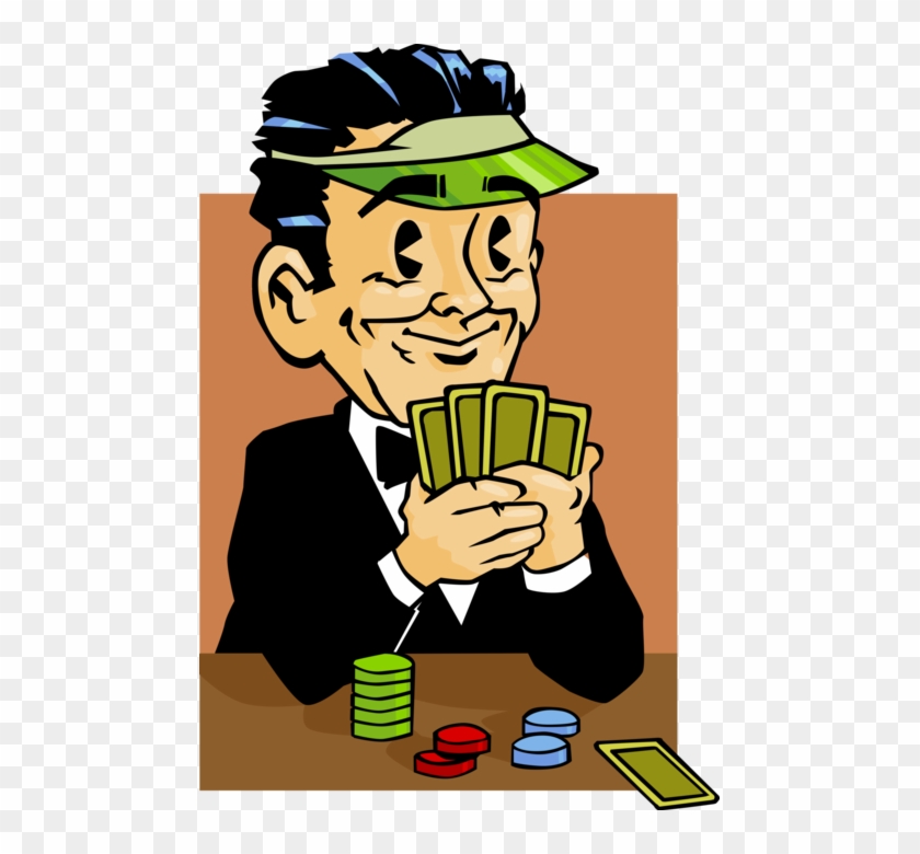 Vector Illustration Of Casino Gambling Games Of Chance - Gambler Clipart #958903
