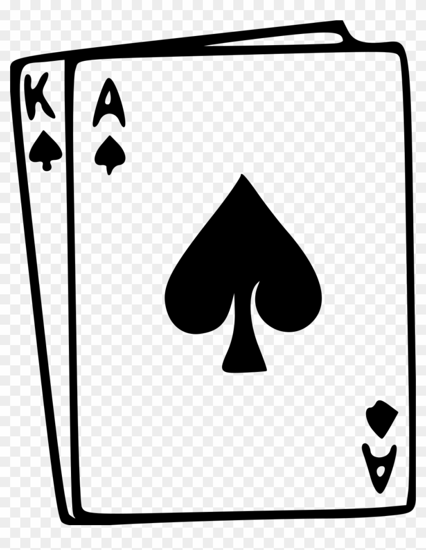 Gambling Playing Cards File Size - Asso Di Picche Carta #958939