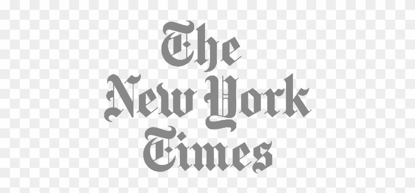 Mort In The Media - York Times Newspaper Header Logo Typography Stacked #959002