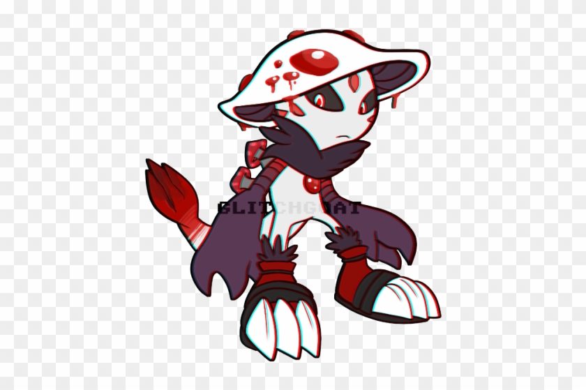 Sienimon, A Devil's Tooth Fungus/bleeding Tooth Fungus/strawberries - Fanmade Digimon Deviant Art #959040