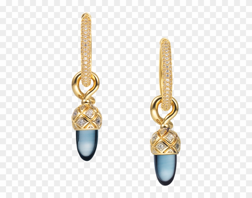 Ciro Waldheimat Hoop Earrings/grey Big Cirolit White/smokey - Jewellery #959109