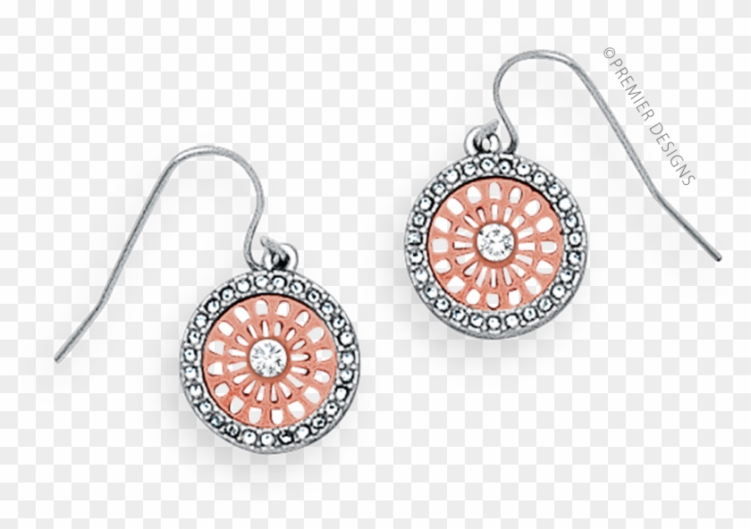 Lacy A Touch Of Sparkle And A Rose-gold Glow Will Make - Earrings #959147