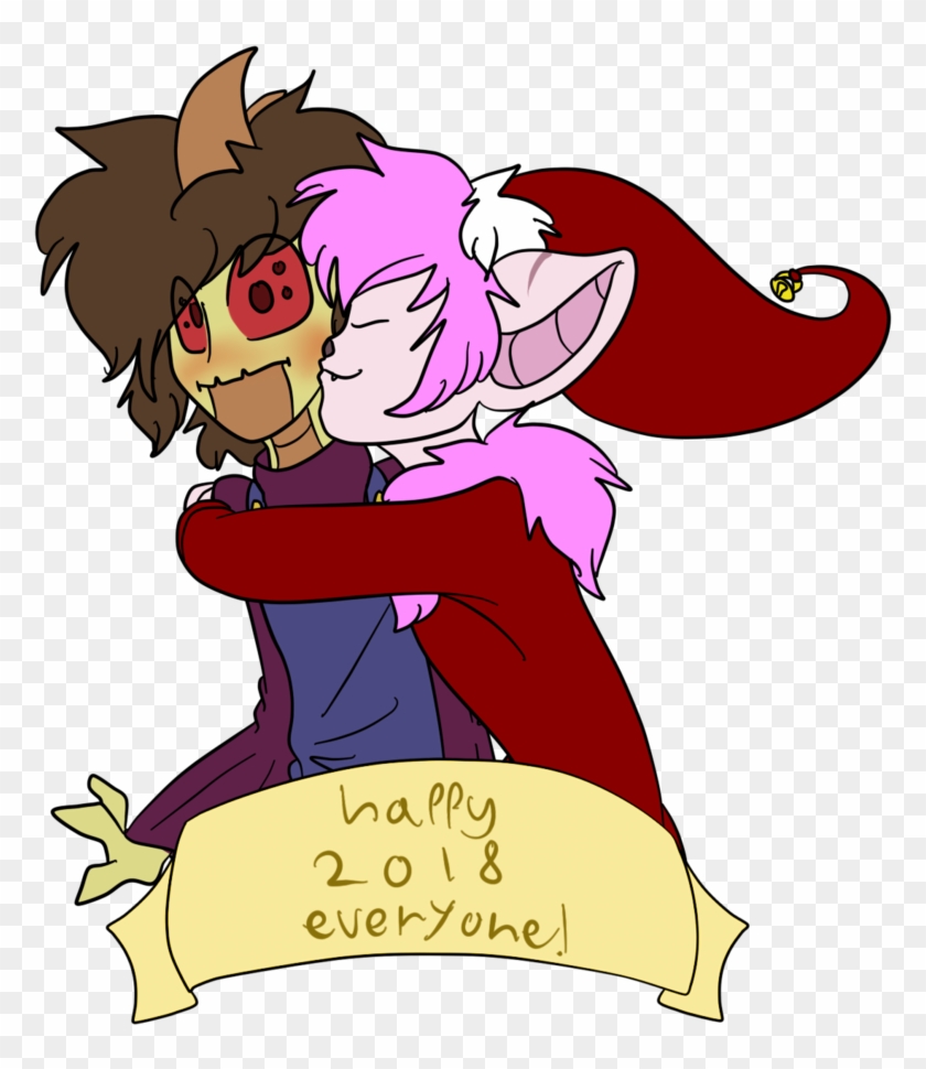New Years Kiss By Annnoel - Cartoon #959210